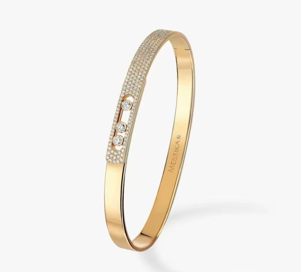 Messika Gold and Silver Diamond Bracele